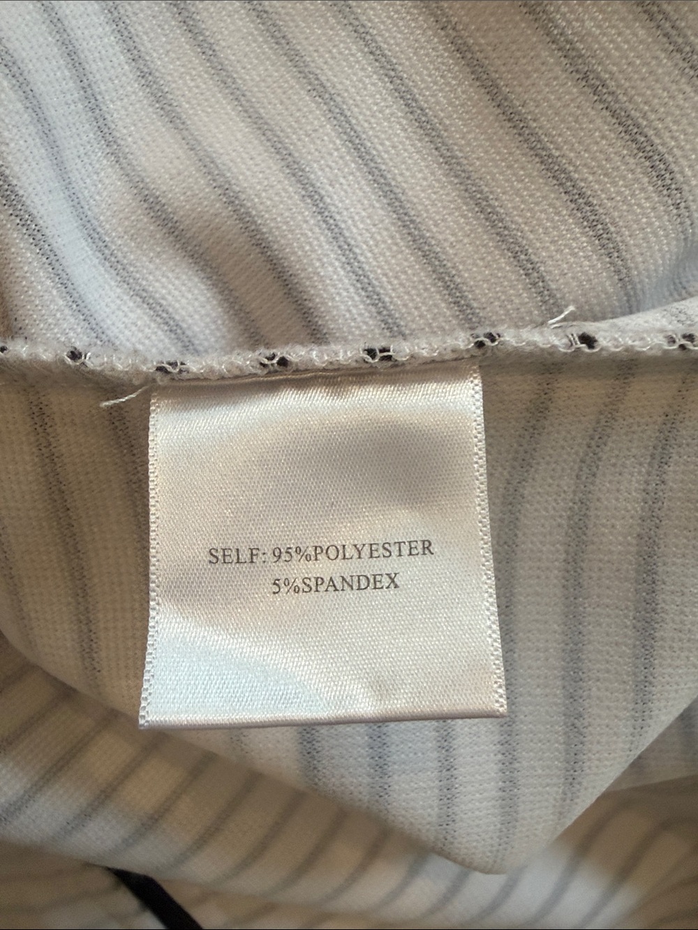 Rose & Olive black and white striped short-sleeve top - Picture 6 of 6